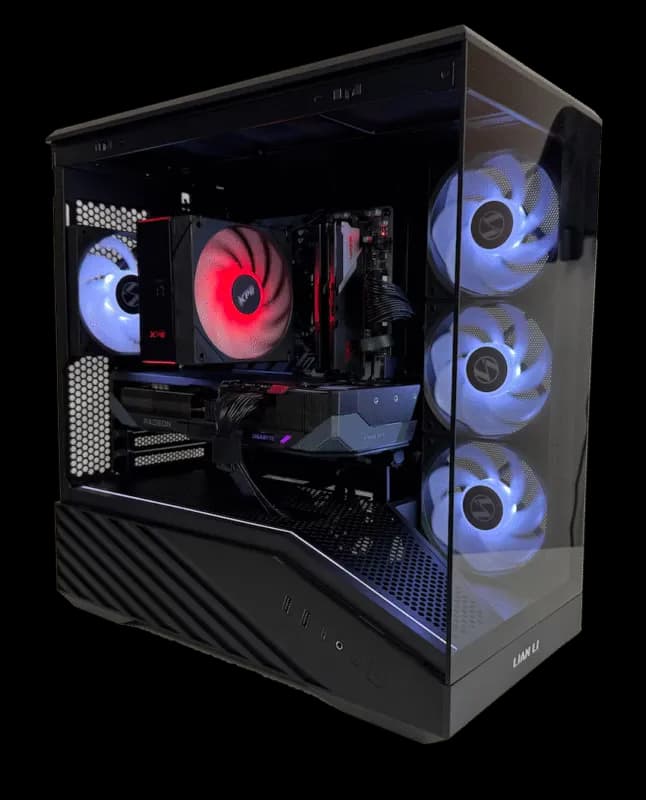 Žaidimų kompiuteris AMD Ryzen 7 7800X3D 32GB DDR5 RX 9070 XT 16GB 1TB NVMe