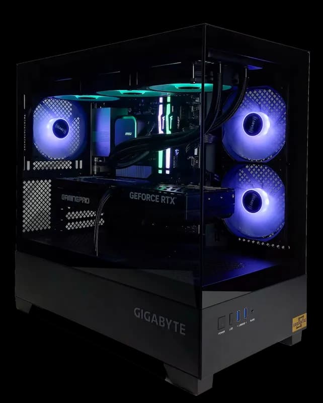 Žaidimų Kompiuteris Su Ryzen 7 9800x3D Ir RTX 5070 Ti