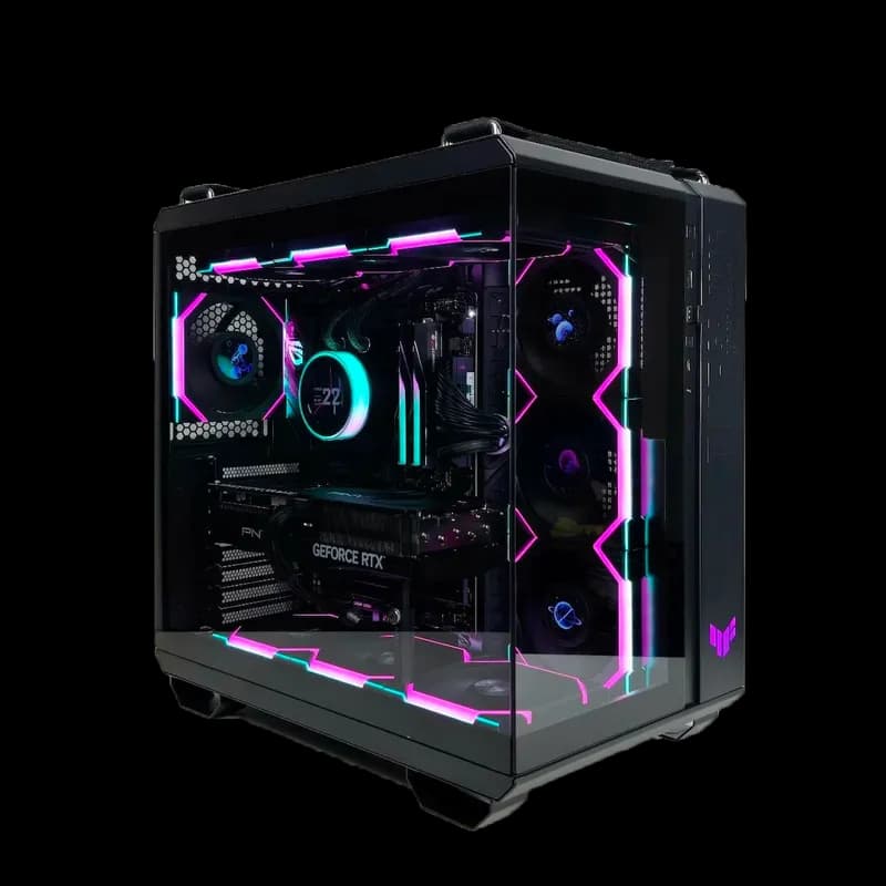 Žaidimų Kompiuteris Su RTX 5070Ti 16GB Ir Ryzen 7 9800x3D